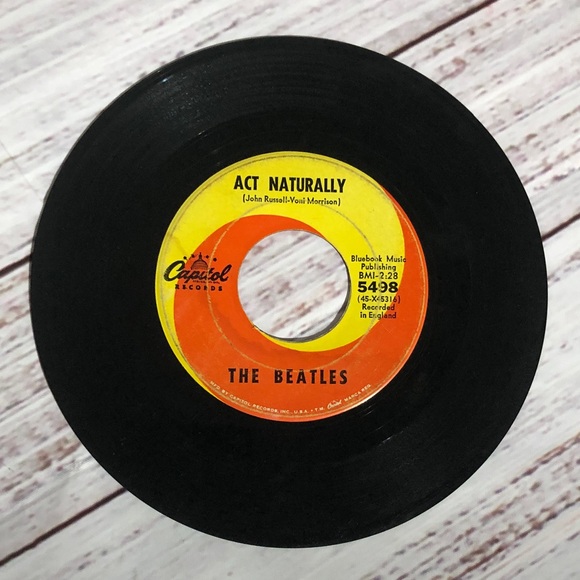 The Beatles Set of 4 Vinyl Capitol Records 45 RPM Vintage Classics England Press - Picture 11 of 13